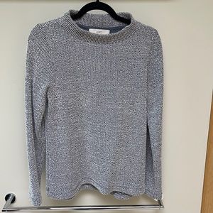 Black & white tweed like sweater